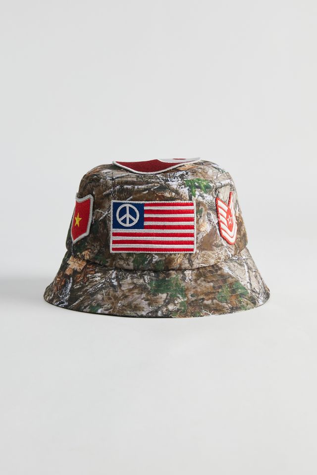 Tree Camo Patch Bucket Hat #1
