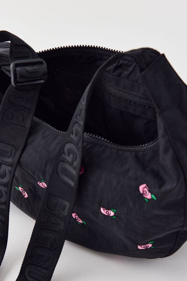BAGGU UO Exclusive Rose Embroidery Medium Nylon Crescent Bag #2