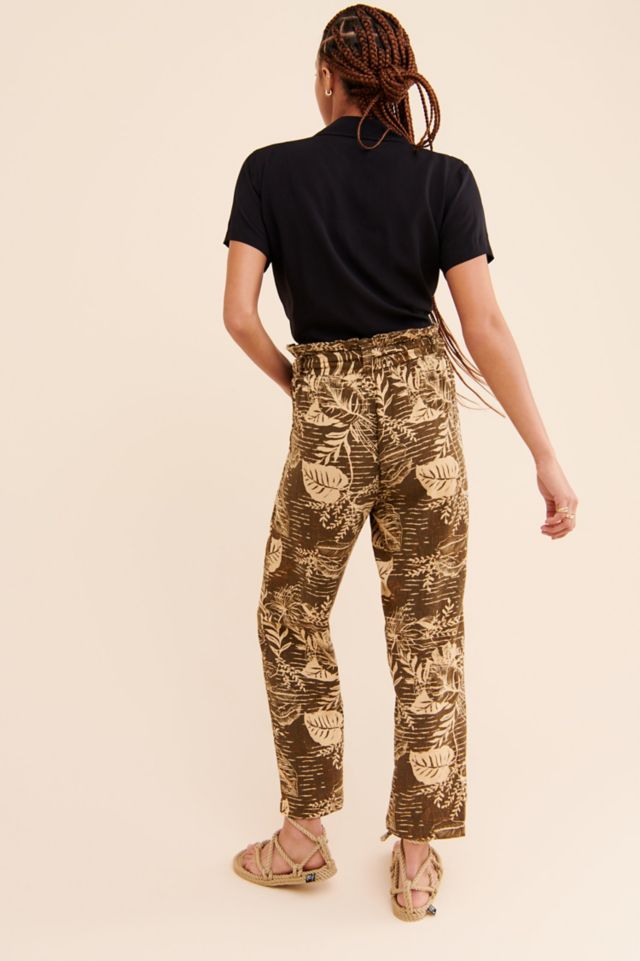Teresa Printed Paperbag Pants #1