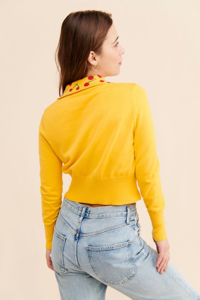 Nuuly Says Gah! Battenberg Cherry Cardigan #1