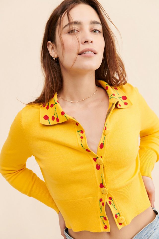 Nuuly Says Gah! Battenberg Cherry Cardigan #2