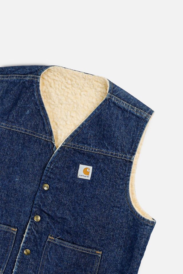 Vintage Carhartt Denim Vest | Urban Outfitters