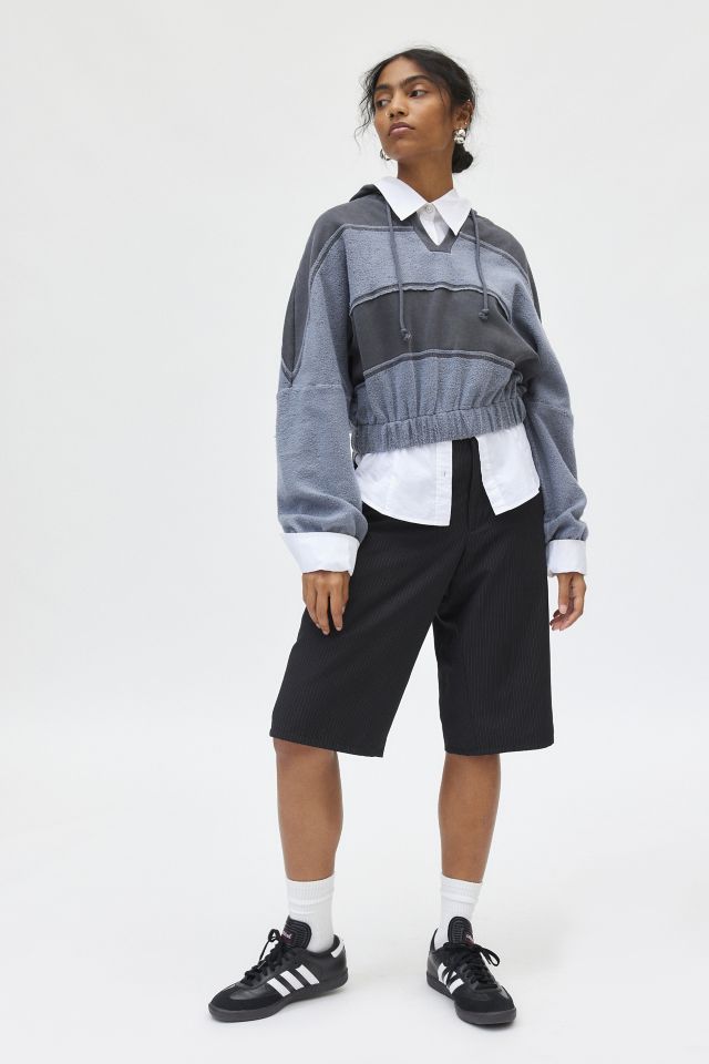 BDG Leanne Cropped Pullover Hoodie Sweatshirt #3