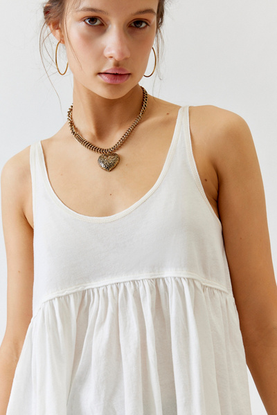 BDG Colby Babydoll Tunic Tank Top