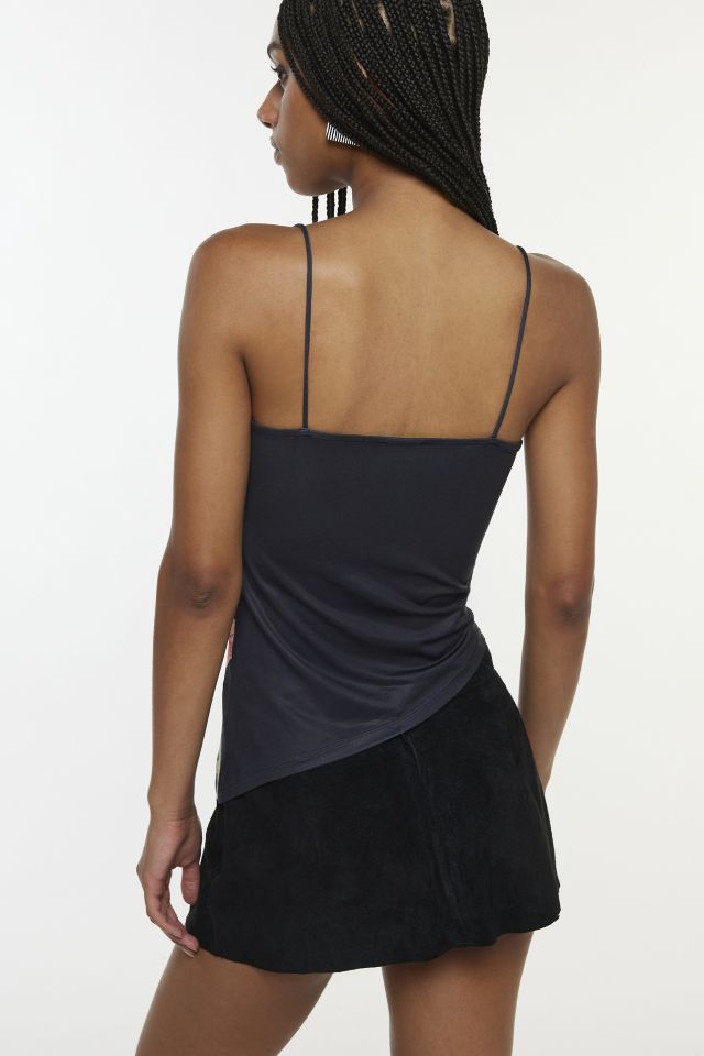 Asymmetrical Graphic Floral Cami #3