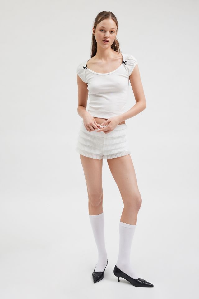 Kimchi Blue Ramona Puff Sleeve Baby Tee #2