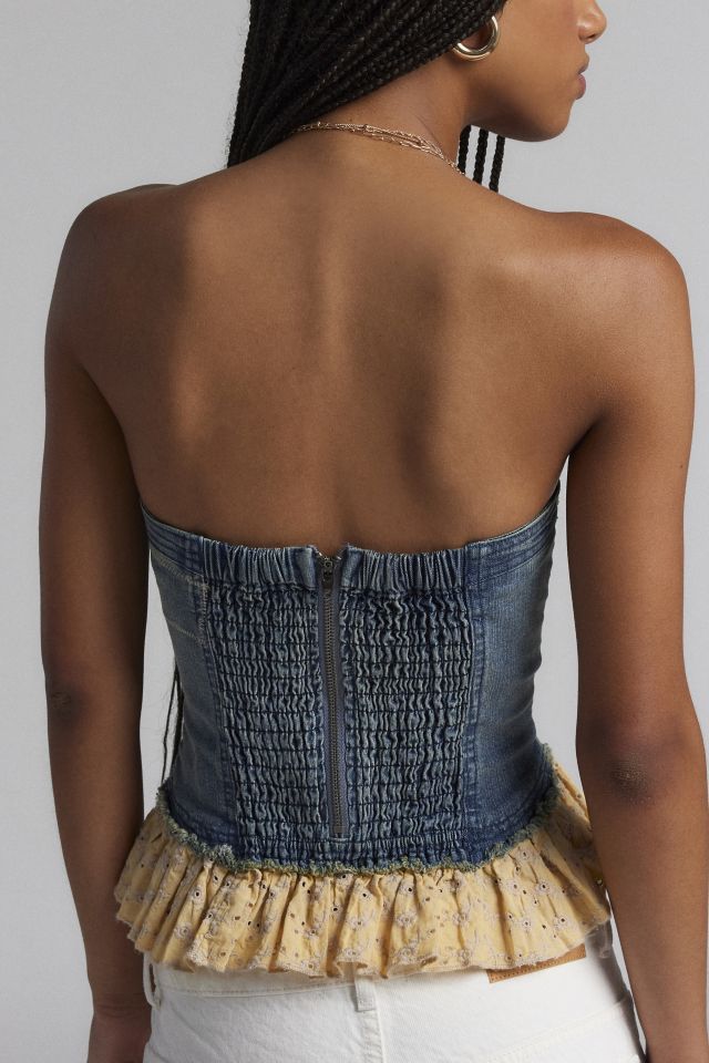Kimchi Blue Dani Denim Tube Top #2