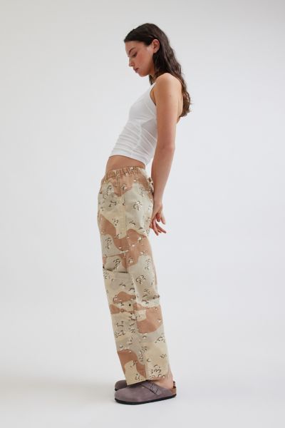 BDG CHARLIE PRINTED WIDE LEG PANT IN CAMO, WOMEN'S AT URBAN OUTFITTERS 