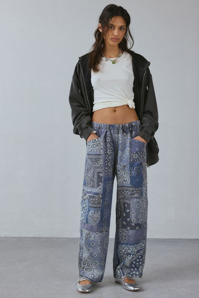 BDG Charlie Printed Wide-Leg Pant #1