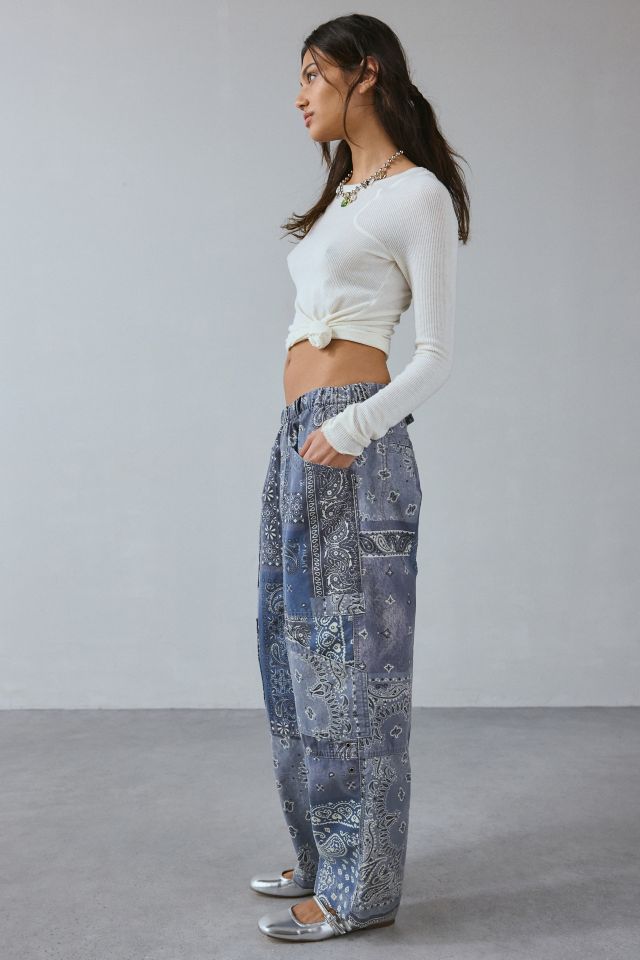 BDG Charlie Printed Wide-Leg Pant #4