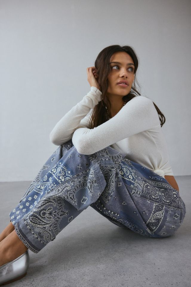BDG Charlie Printed Wide-Leg Pant #5