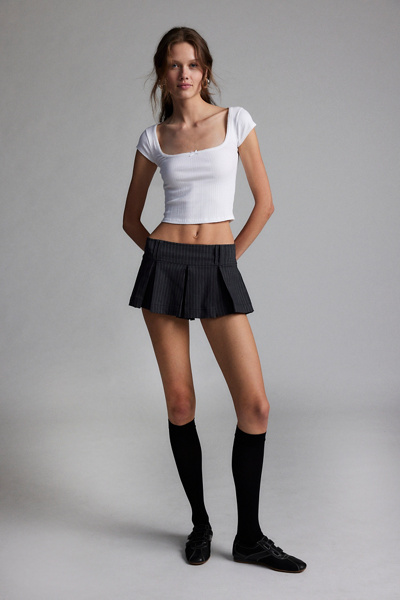 rurumu: レースキュロット shirring fril shorts 92567916_008_b