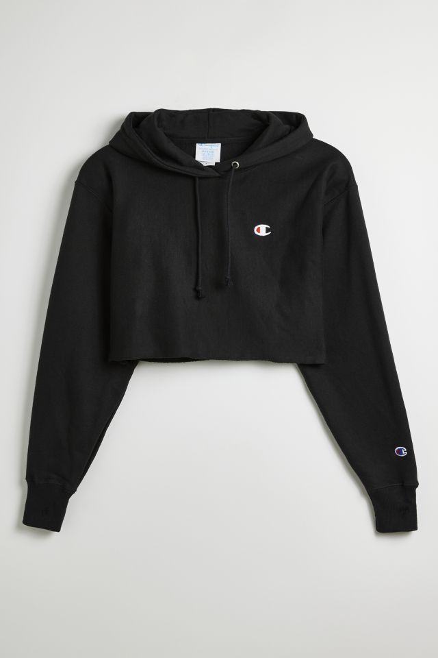 Champion Reverse Weave Cropped Hoodie Sweatshirt #1