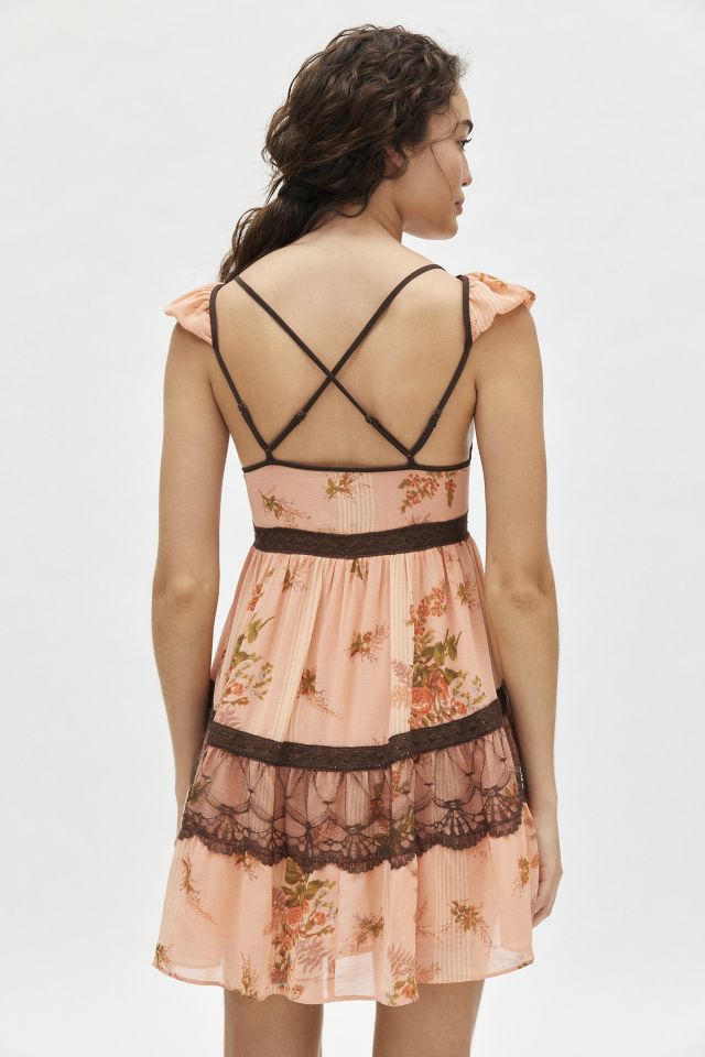 Kimchi Blue Emma Strappy Lace Up Mini Dress #2