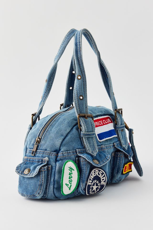 BDG Patches Denim Duffle Shoulder Bag #2