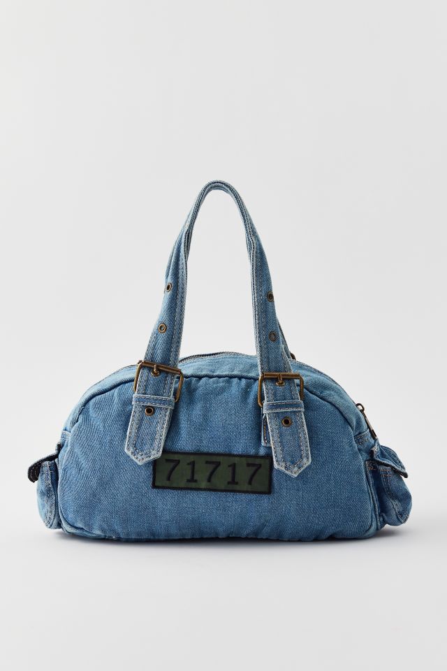 BDG Patches Denim Duffle Shoulder Bag #3