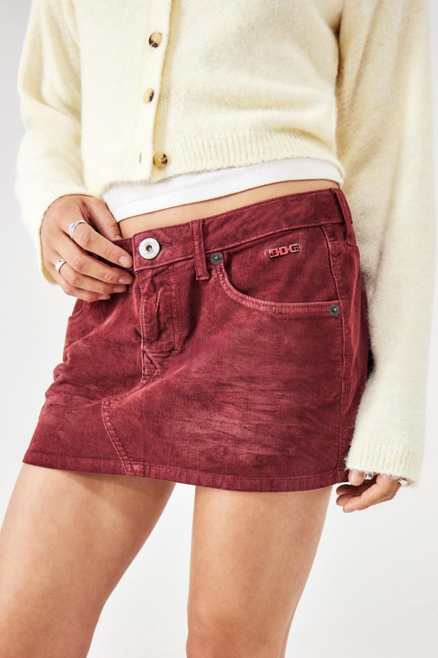 Bdg frayed corduroy mini skirt best sale