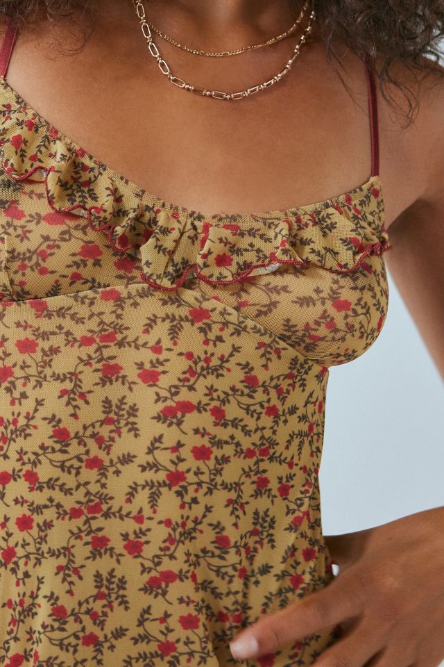 Oh Honey Lori Sheer Floral Slip #2