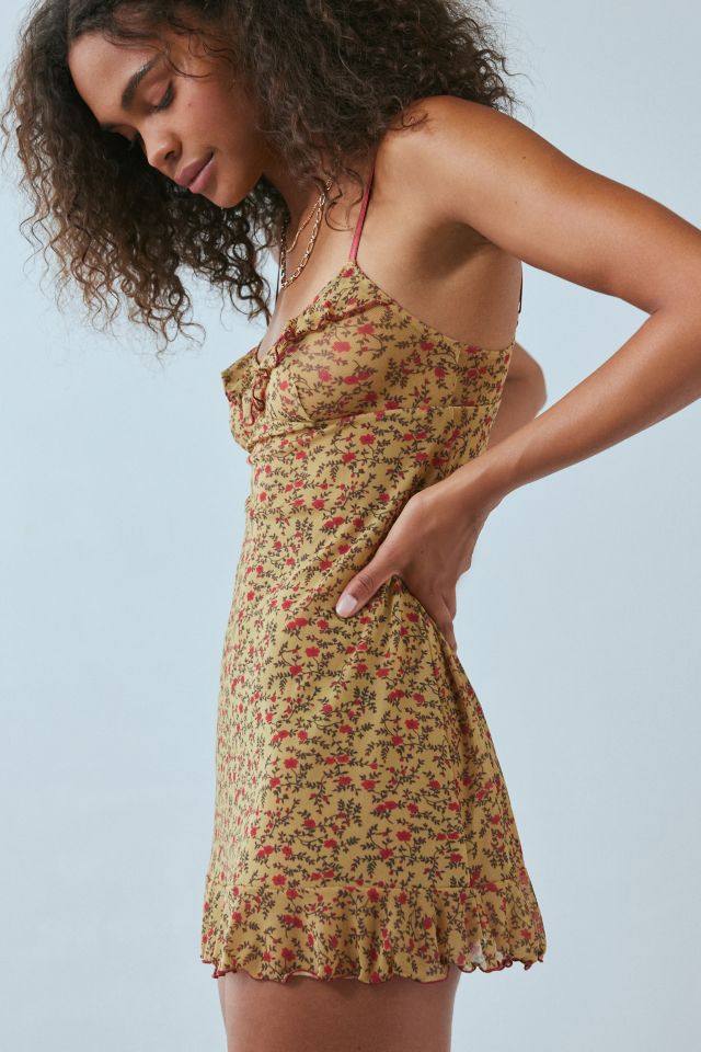 Oh Honey Lori Sheer Floral Slip #3