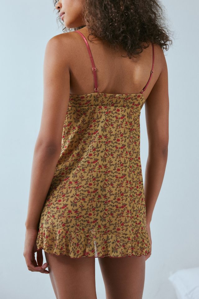 Oh Honey Lori Sheer Floral Slip #4