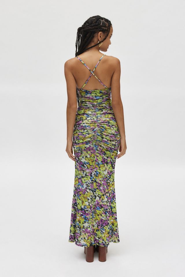 AFRM Azula Ruched Front Maxi Dress | Urban Outfitters