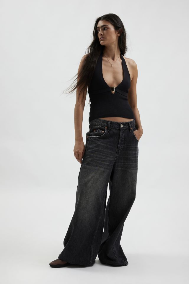 Silence + Noise Rennie Belted Halter Sweater #1