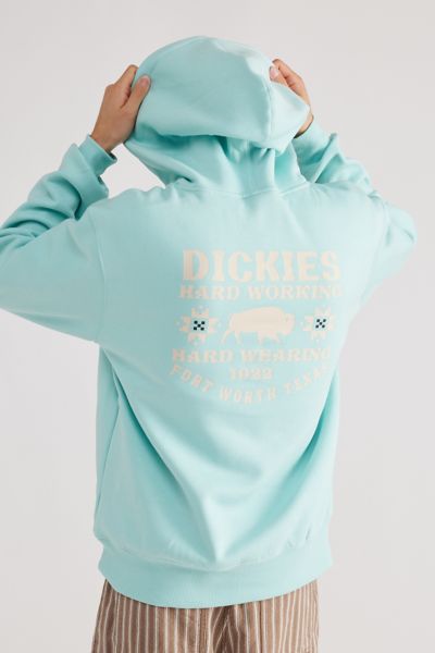 Dickies Hays Graphic Hoodie Sweatshirt In Pastel Turquoise, Men's At Urban Outfitters In Multi