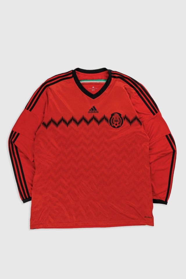 Vintage Mexico Soccer Long Sleeve Jersey Urban Outfitters