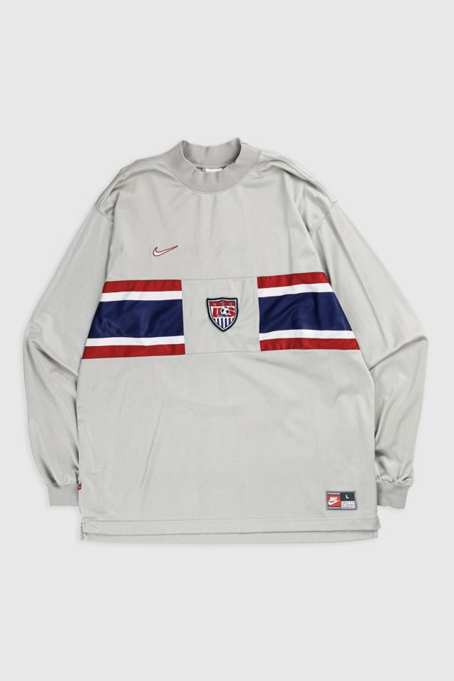 Vintage Men’s retailer USA Soccer Long Sleeve Jersey