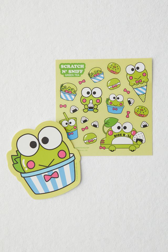 PIPSTICKS Sanrio Hello Kitty Milk Cart Scratch 'N Sniff Scented Sticker Set #1