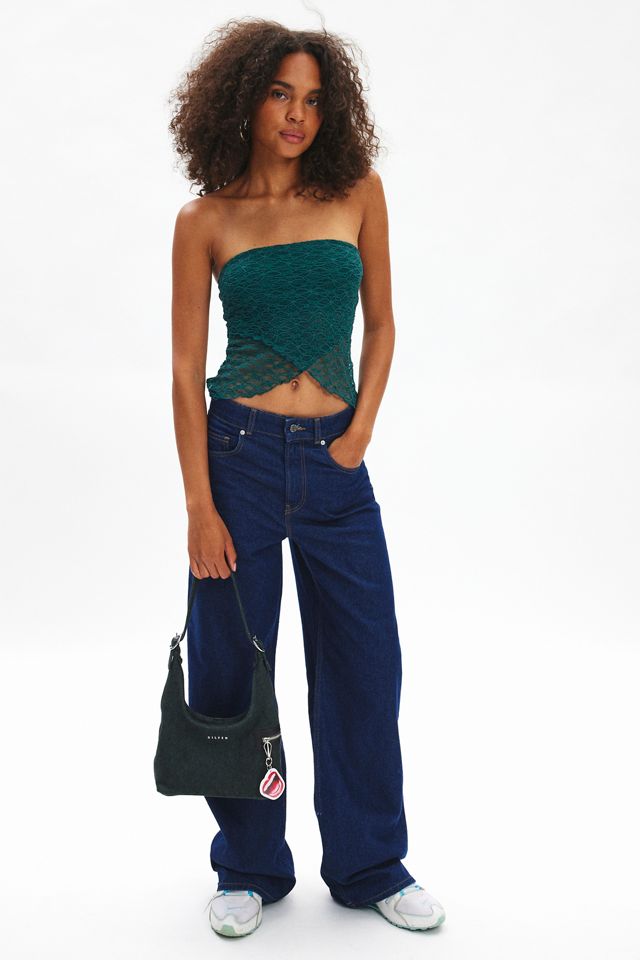 Urban Renewal Remnants Made In LA Crossover Lace Tube Top Urban