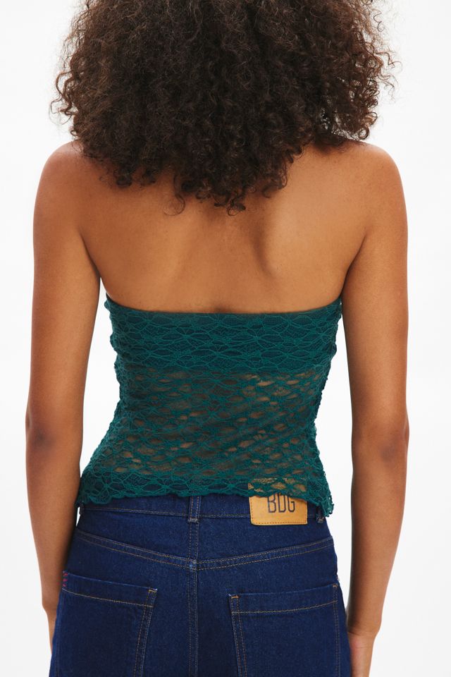 Urban Renewal Remnants Made In LA Crossover Lace Tube Top Urban