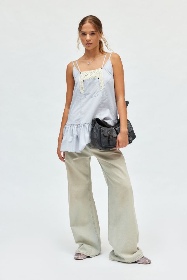 BDG Allison Utility Drop Waist Mini Dress #1