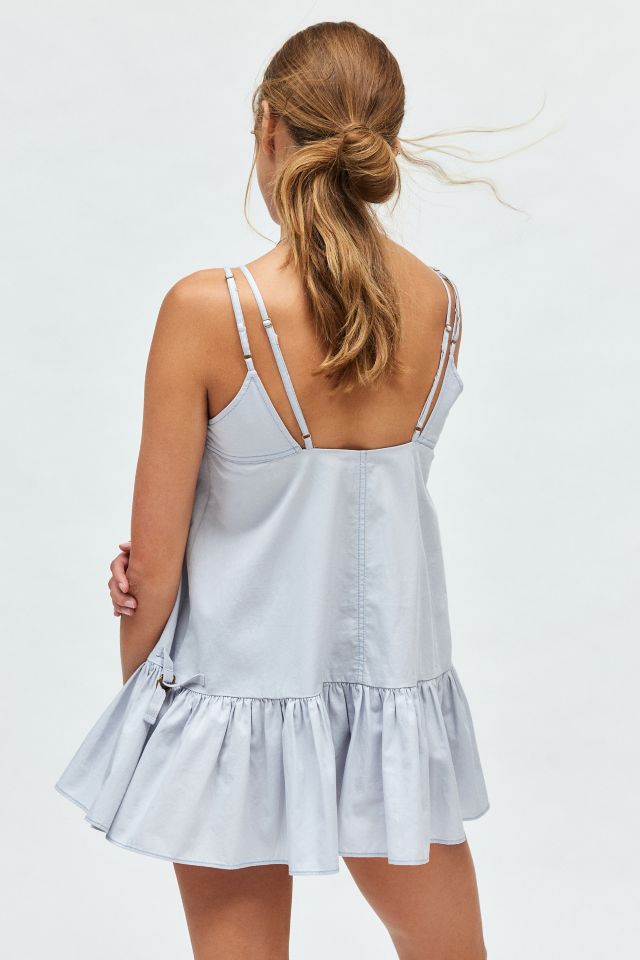 BDG Allison Utility Drop Waist Mini Dress #2