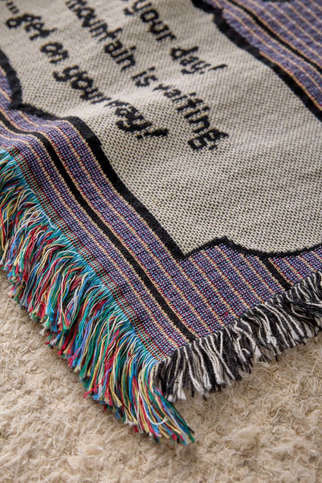 Parks Project X Dr. Seuss Striped Woven Throw Blanket #1