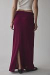 ReMADE By UO Remnants Foldover Crepe Maxi Skirt