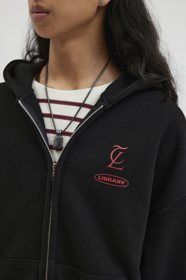 Tee Library Snake Oversized Full Zip Hoodie Sweatshirt #4