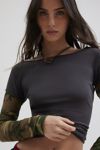 BDG Sloane Layered Twofer Long Sleeve Tee