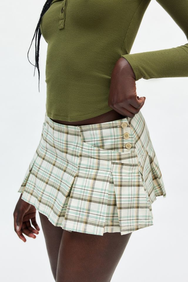 BDG Jesse Low Rise Pleated Mini Skirt #1