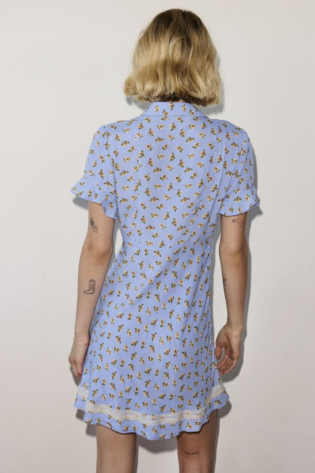 Robe mini Kimchi Blue Leah à empiècement en dentelle #2