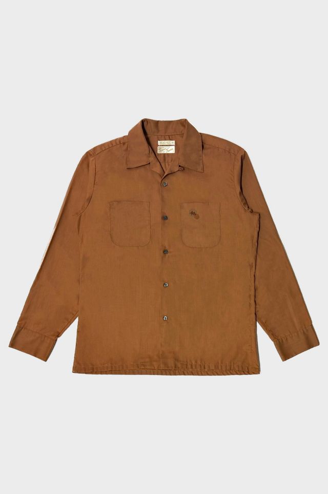 Vintage 1950’s Super Spire Embroidered Rayon Shirt