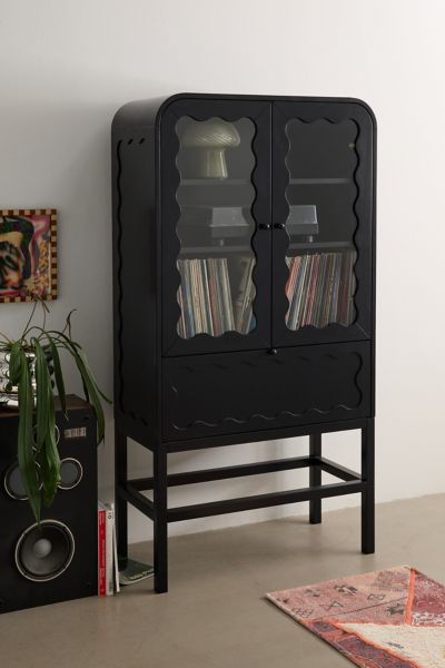 Urban Outfitters Stacie Tall Storage Cabinet In Black At