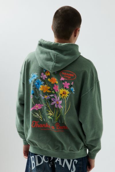 Urban Outfitters Thanks A Bunch Hoodie Sweatshirt In Green, Men's At
