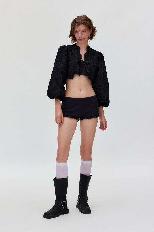 Sister Jane Paddock Jacquard Bolero Jacket | Urban Outfitters