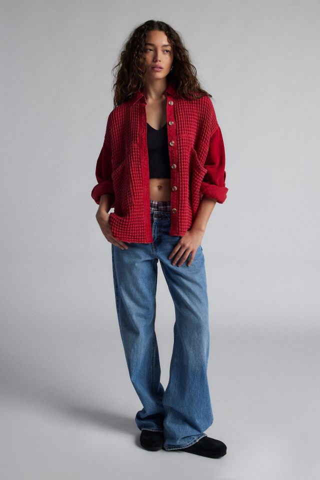 BDG Bryson Waffle Shirt Jacket #1