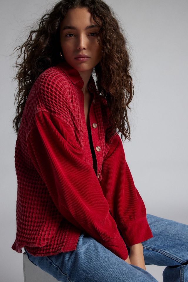 BDG Bryson Waffle Shirt Jacket #2