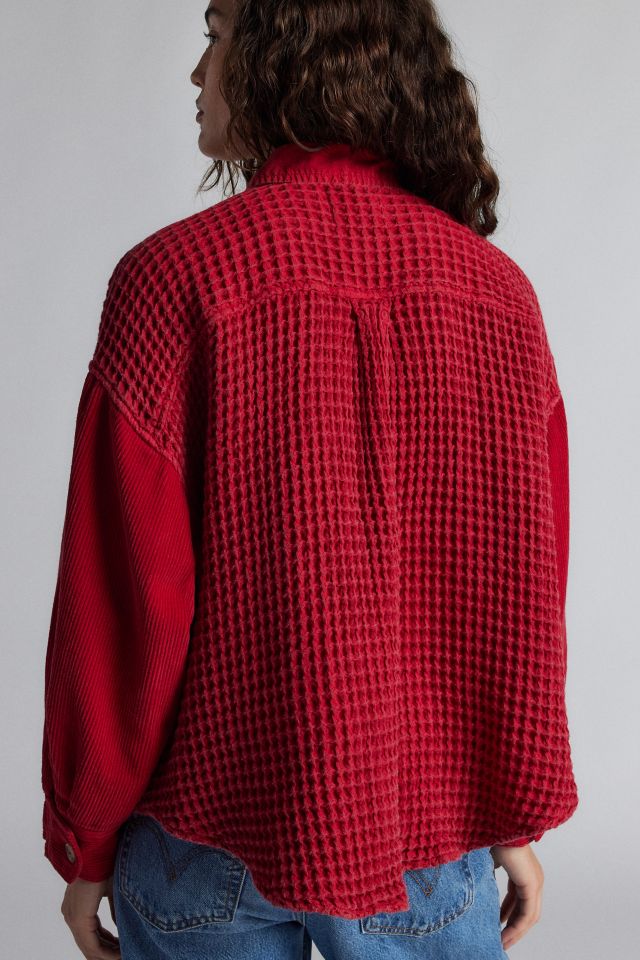 BDG Bryson Waffle Shirt Jacket #3