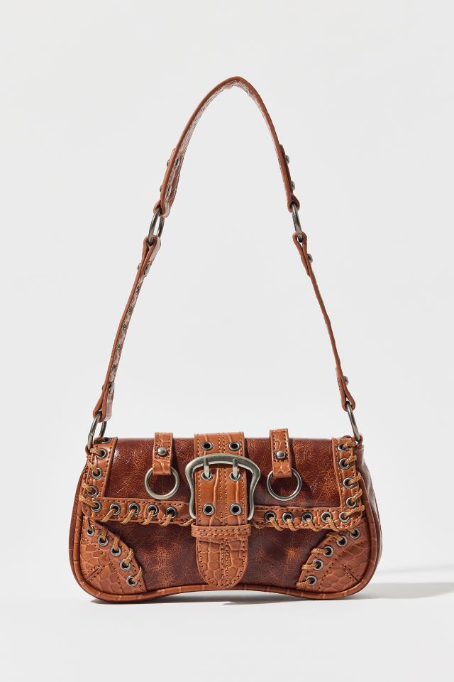 Silence + Noise Jade Laced Rivet Bag #1