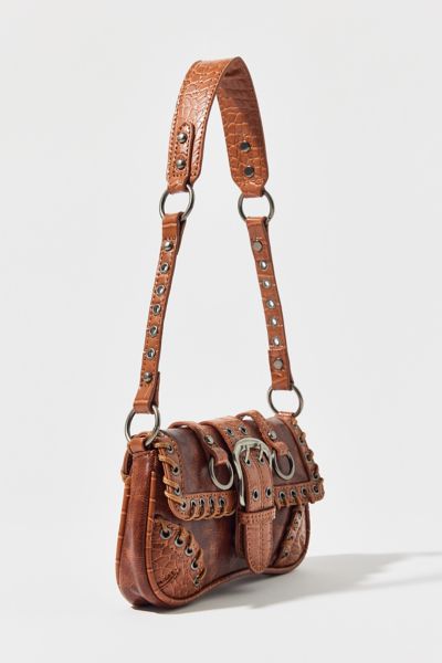 Silence + Noise Jade Laced Shoulder Bag