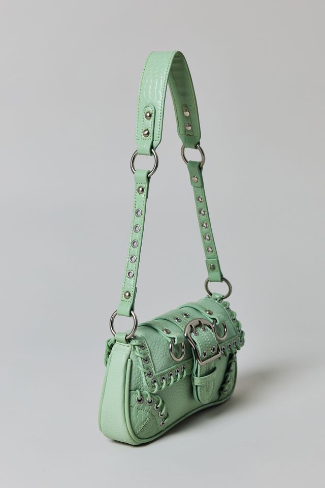 Silence + Noise Jade Laced Rivet Bag | Urban Outfitters